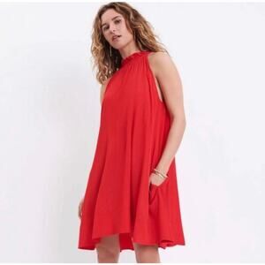 Mersea Red Endless Summer Sleeveless Dress Size Large XL